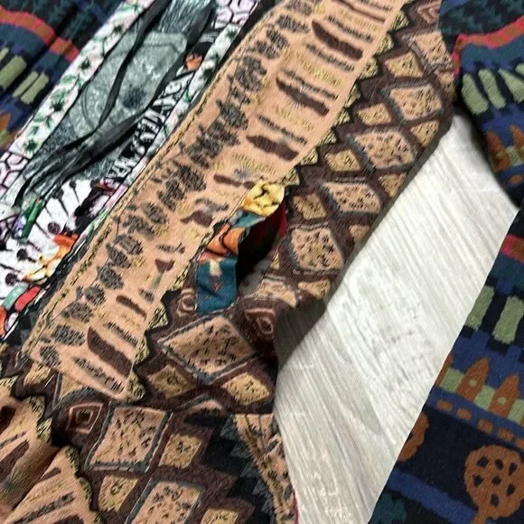 Vintage Sacred Threads, size small, tie neck, pockets, like new! WA-1583 - Picture 2 of 8